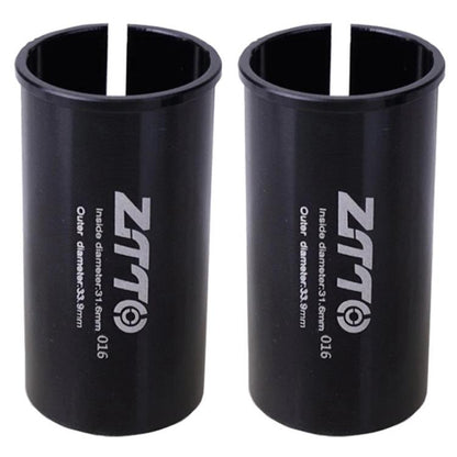 2pcs ZTTO Bicycle Seat Post Conversion Sleeve Reducer Cover, 28.6-31.8mm 014, 30.9-36mm 015, 31.6-33.9mm 016, 22.2-25.4mm 017, 33.9-34.9mm 018, 25.4-28.6mm 002
