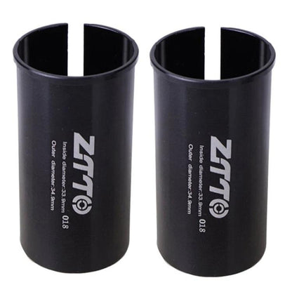 2pcs ZTTO Bicycle Seat Post Conversion Sleeve Reducer Cover, 28.6-31.8mm 014, 30.9-36mm 015, 31.6-33.9mm 016, 22.2-25.4mm 017, 33.9-34.9mm 018, 25.4-28.6mm 002