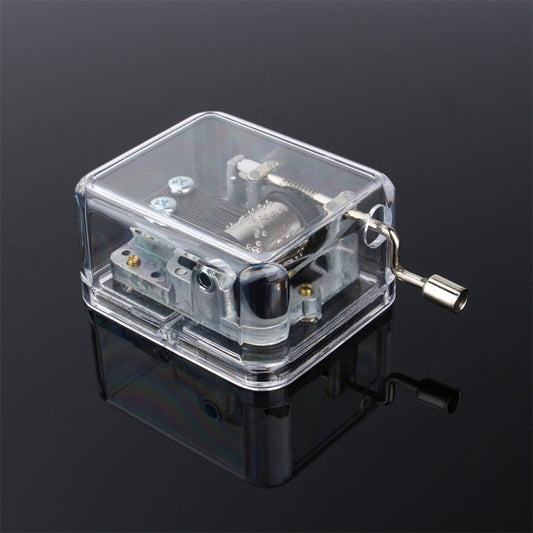 Music Box DIY Craft Vintage Musical Gold Hand Music Boxes