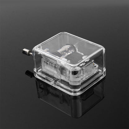 Music Box DIY Craft Vintage Musical Gold Hand Music Boxes