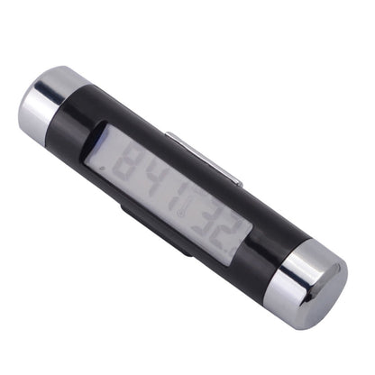 2 in 1 Car Auto Thermometer Clock Calendar LCD Display Screen, Car Auto Thermometer