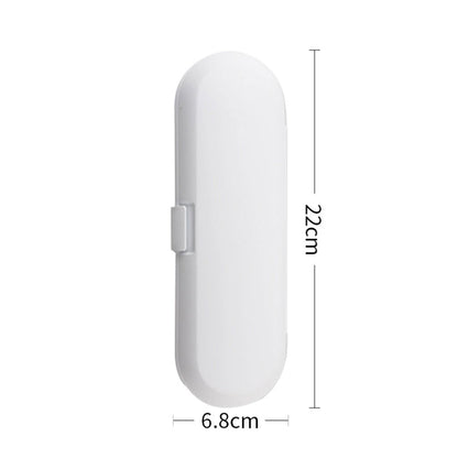 3 PCS Universal Sonic Electric Toothbrush Travel Portable Storage Box, White