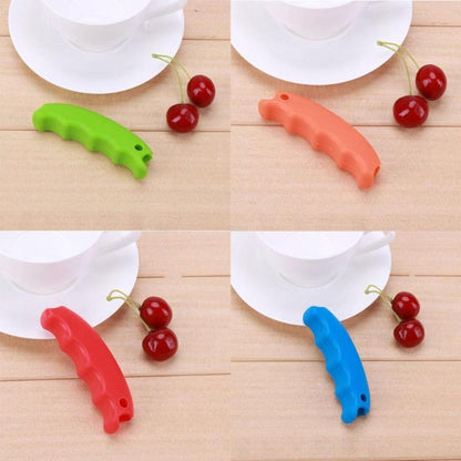 2 PCS Creative Silicone Food Picker Portable Anti-cutting Hand Labor-saving Shopping Bag Lifter