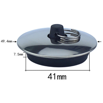 3 PCS Sink Rubber Plug Wash Basin Bathtub Plug Mop Pool Laundry Pool Blocking Plug, M, L