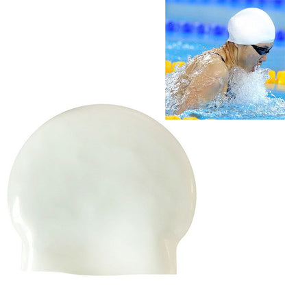 Glossy Seamless Pure Silicone High Elasticity Professional Swimming Cap, Glossy Seamless (Blue), Glossy Seamless (White), Glossy Seamless (Pink), Glossy Seamless (Red), Glossy Seamless (Purple), Glossy Seamless (Yellow)