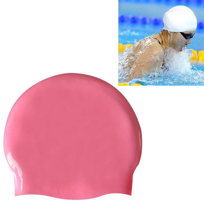 Glossy Seamless Pure Silicone High Elasticity Professional Swimming Cap, Glossy Seamless (Blue), Glossy Seamless (White), Glossy Seamless (Pink), Glossy Seamless (Red), Glossy Seamless (Purple), Glossy Seamless (Yellow)