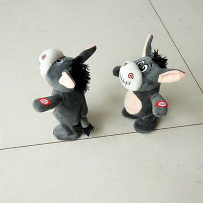 Electronic Pet Interactive Toy Smart Walking Talking Small Donkey Children Birthday Gift, Small Donkey