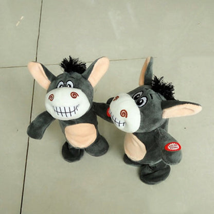 Electronic Pet Interactive Toy Smart Walking Talking Small Donkey Children Birthday Gift, Small Donkey