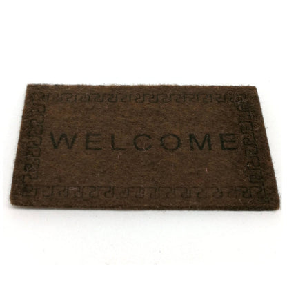 Handmade Simulation Doll House Accessories Welcome Pad Floor Mat Model