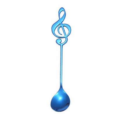 Creative Musical Note Spoon Coffee Stirring Scoop Stainless Steel Titanium Music Bar Spoon Gift Spoon