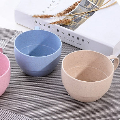 Wheat Straw Coffee Cup Tea Milk Breakfast Cups