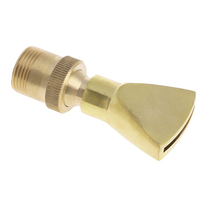 Water View Rockery Fountain All Copper Stainless Steel Adjustable Universal Fan-shaped Flat Nozzle, 6 Point, 1寸, 1.5寸, 2寸
