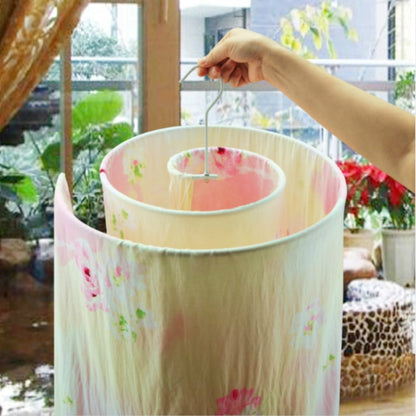 Round Multi-functional Balcony Rotating Spiral Drying Rack, Spiral Drying Rack