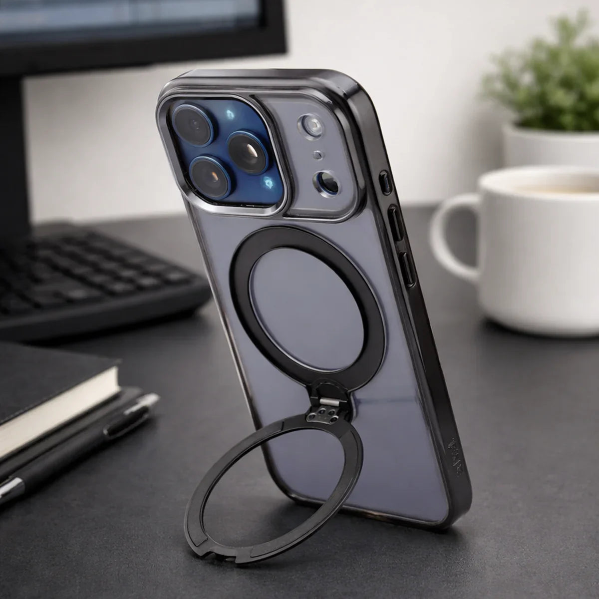 Phone Base Crystal 360 Case for iPhone 17 Pro/Pro Max
