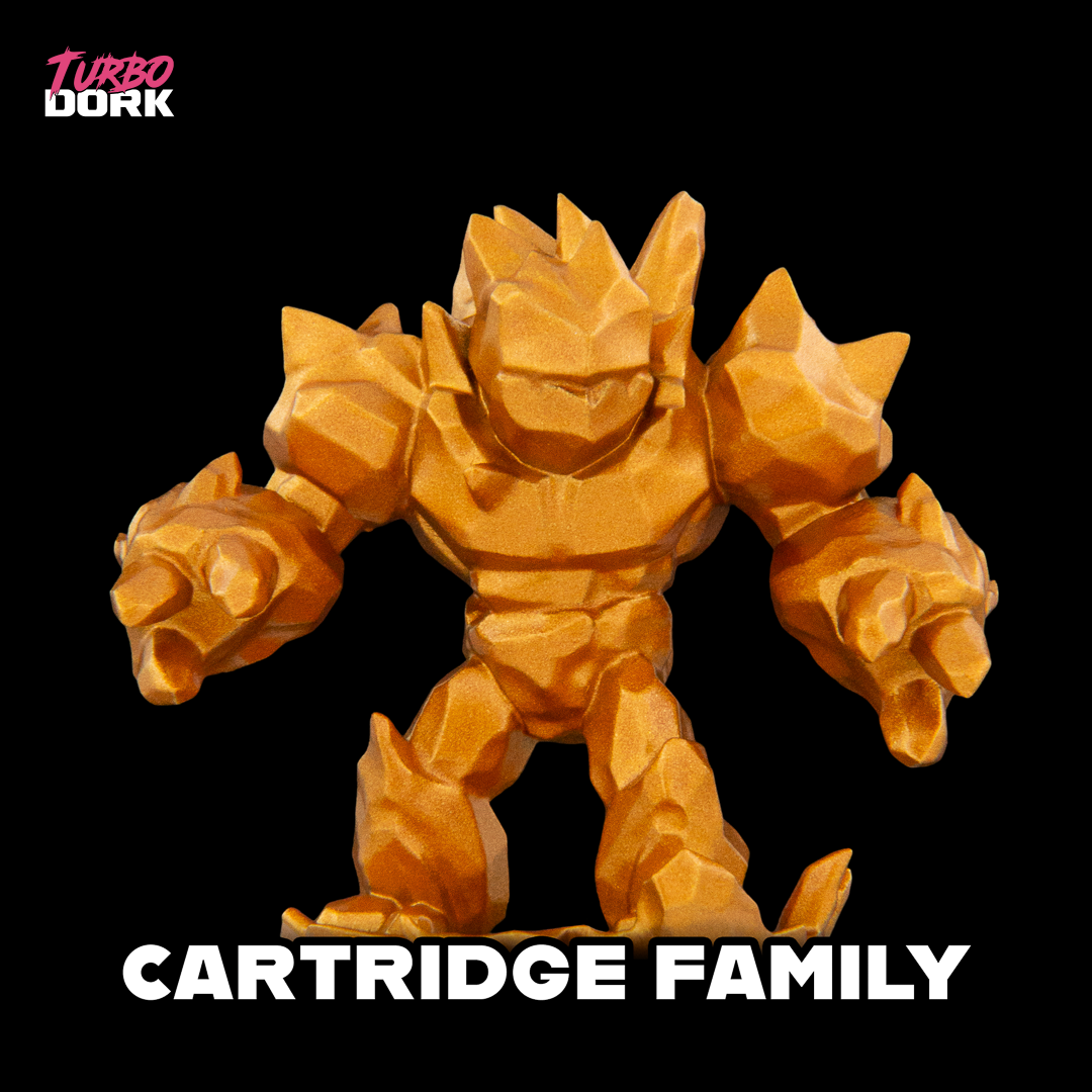 Turbo Dork: Cartridge Family Metallic Acrylic Paint 22ml