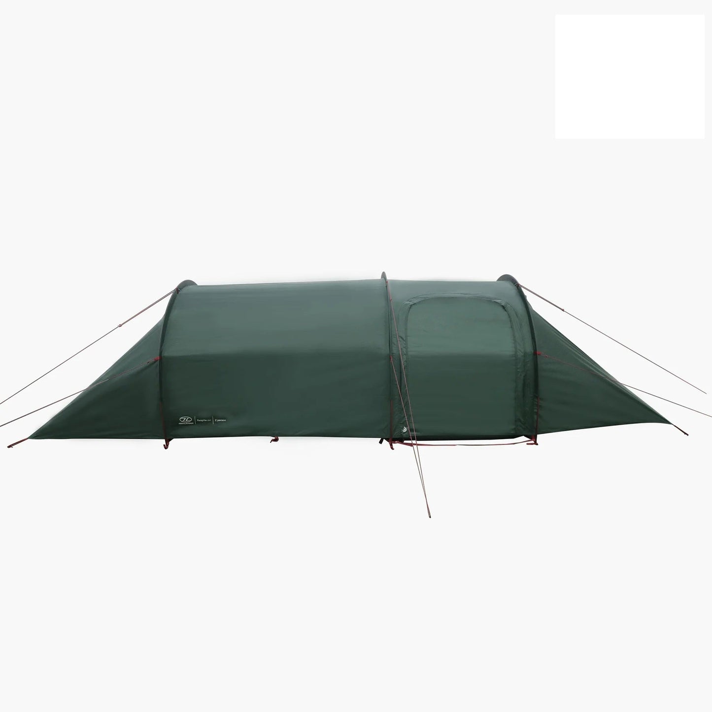 Highlander Respite 2 Person Extended Tunnel Tent - Pine Green