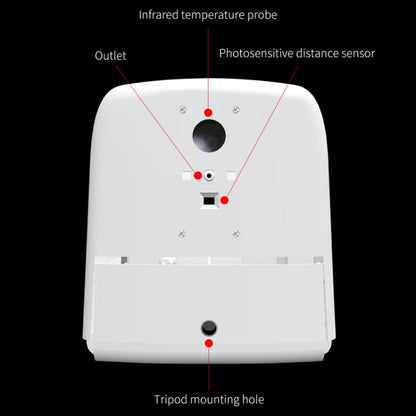 K9 Pro Handsfree Non-contact Body Light-sensitive Distance Sensor Thermometer + 1000ml Automatic Non-contact Liquid Soap Dispenser with Base Mount, K9 Pro