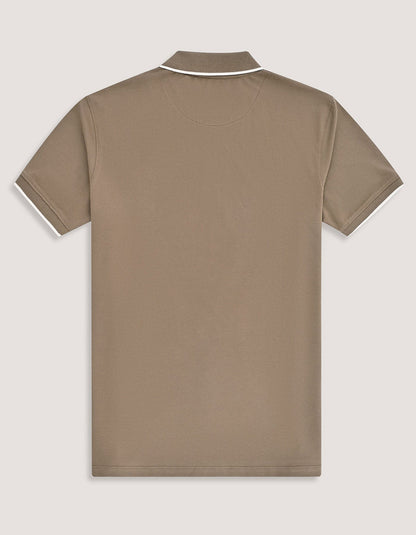 Camel Regular Fit  Polo Shirt