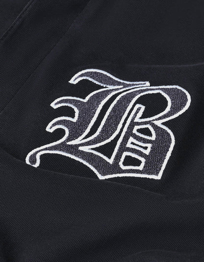 Black Classic Rugby Shirt