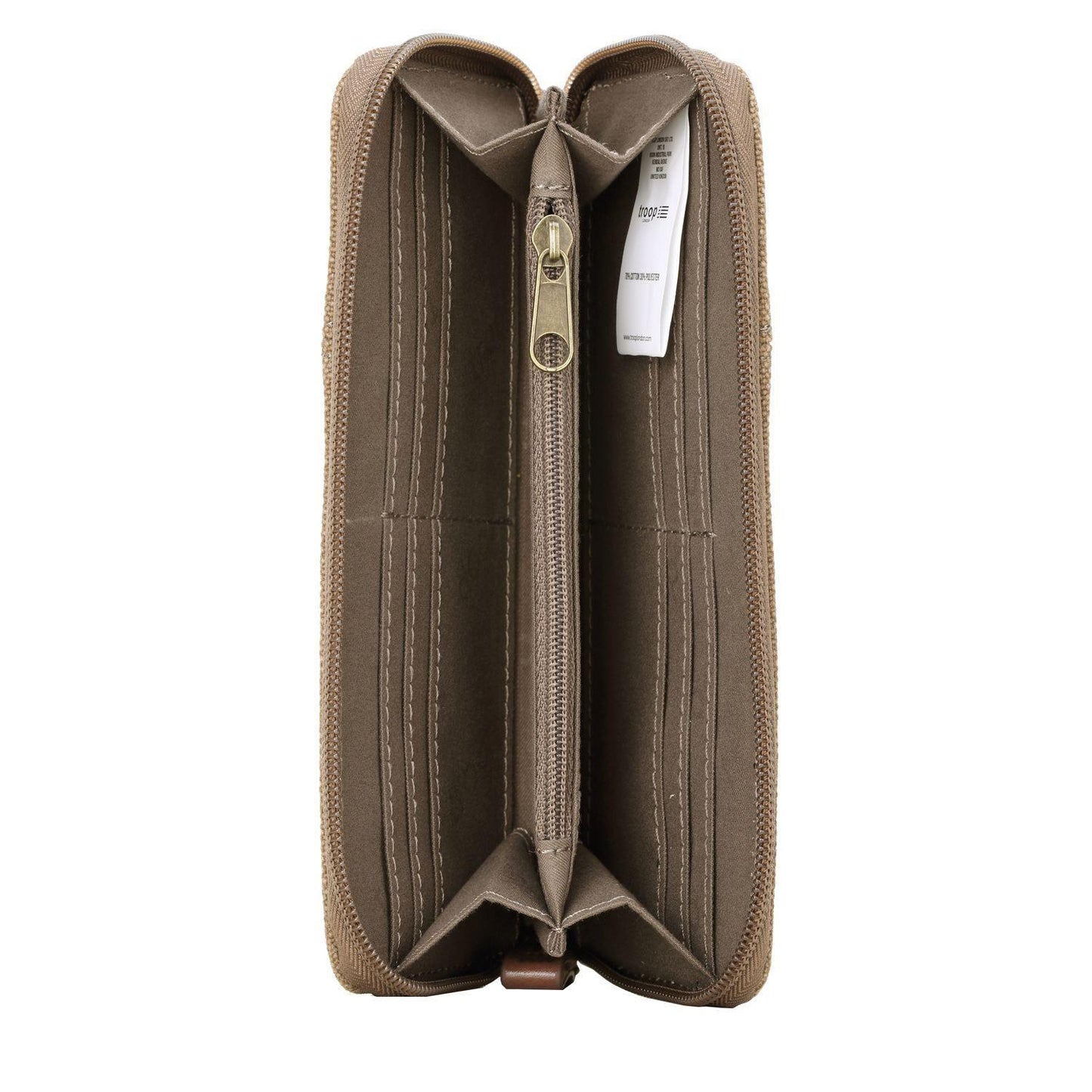 TRP0501 Troop London Accessories Canvas Zip Around Wallet Purse