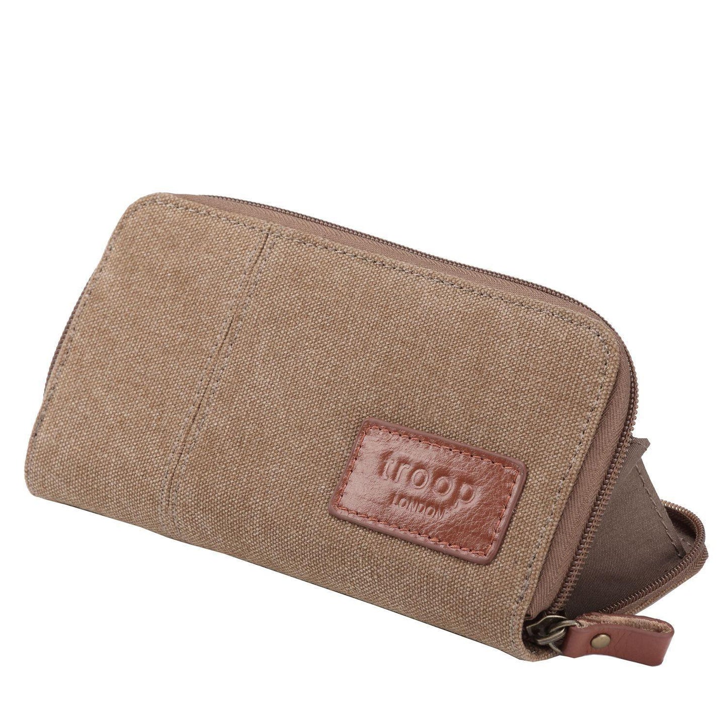 TRP0501 Troop London Accessories Canvas Zip Around Wallet Purse