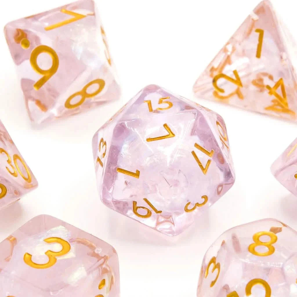Ethereal Fae | Soft Edge Dice | Acrylic | 7 Piece Set