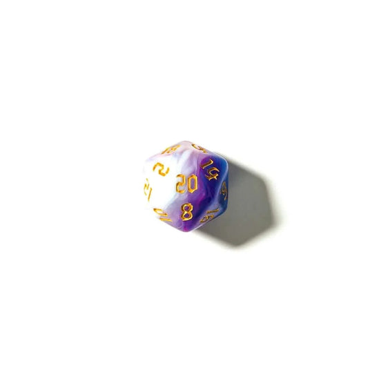 Ethereal Wave | Soft Edge Dice | Acrylic | 7 Piece Set