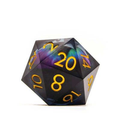 Eye of Shadows | 50mm D20 | Oversized Resin Dice | Single Dice