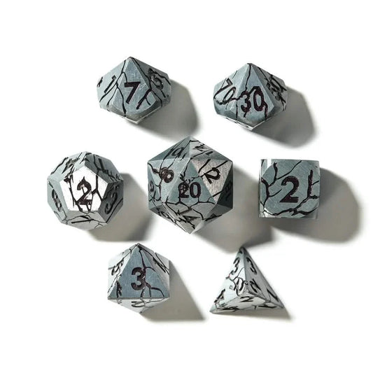Ancient Arcane | Solid Metal Dice | 7 Piece Set