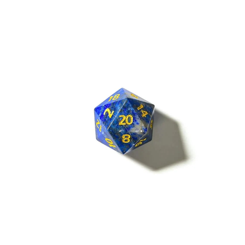 Lapis Lazuli | Gemstone Dice | 7 Piece Set