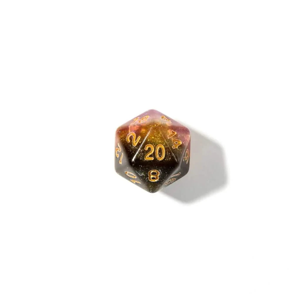 Starfall Dream | Soft Edge Dice | Acrylic | 7 Piece Set