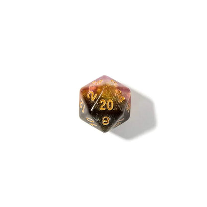 Starfall Dream | Soft Edge Dice | Acrylic | 7 Piece Set
