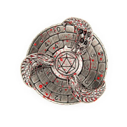 Prophecy Wheel | DND Dice Spinner | Blood Spatter