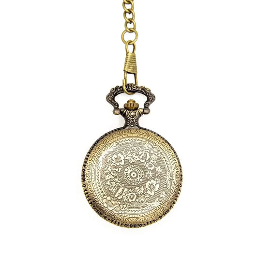 Death's Keeper | Pocket Watch Dice Case | Mini Dice | Ancient Gold