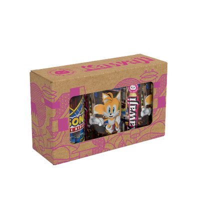 Sonic the Hedgehog Tailspin Zest - Orange  Flavour Soda featuring Tails