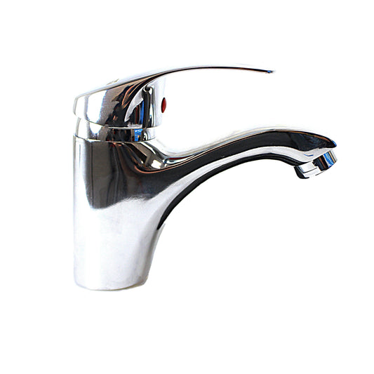 Modern Chrome Kitchen Sink Mixer Tap with Dual Handles