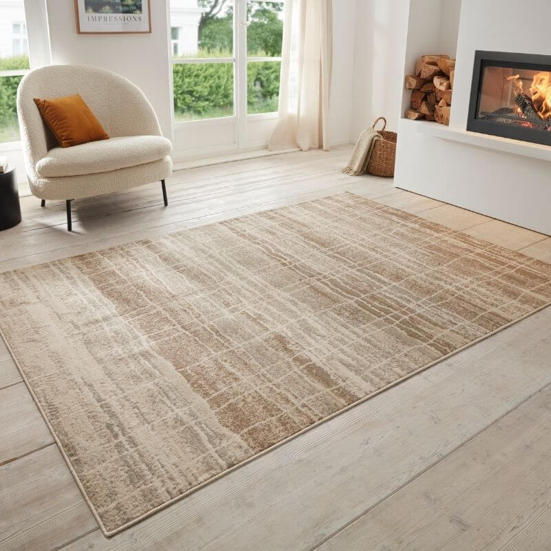 Terrain Designer Shortpile Rug Jord – Striped Design