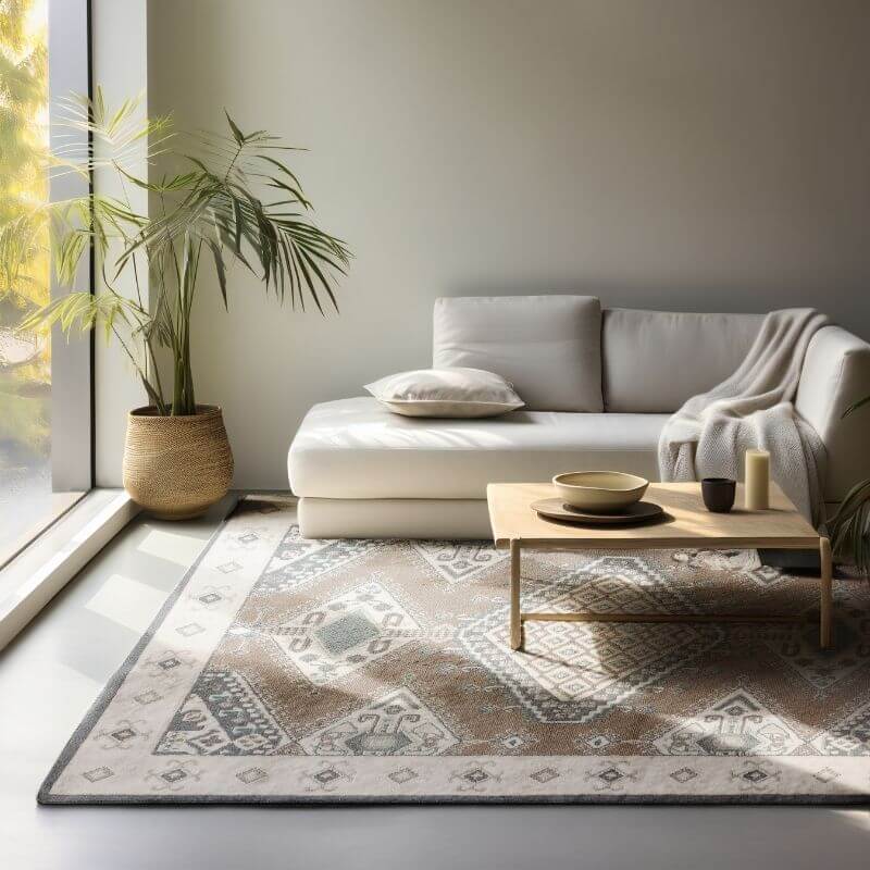 Terrain Designer Shortpile Rug Lakan – Geometric Design