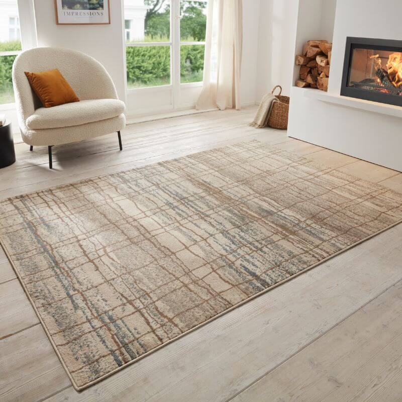 Terrain Designer Shortpile Rug Jord – Striped Design