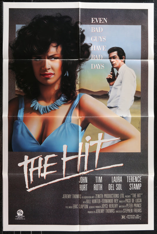 The Hit (1985) Original US One Sheet Movie Poster 27 x 41