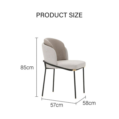 Theobald Dining Chair, Grey