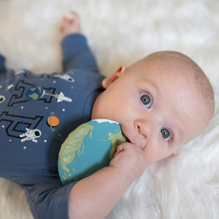 Earth Biscuit® Natural Rubber Space Themed Baby Toy