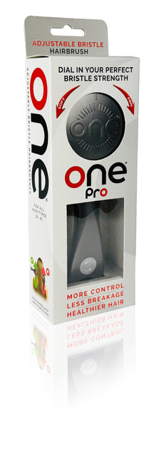 ONE Brush Pro - Adjustable Bristle Hairbrush, Titanium