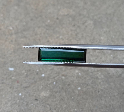 4.7ct Natural Dark Green Tourmaline Gemstone - October Birthstone