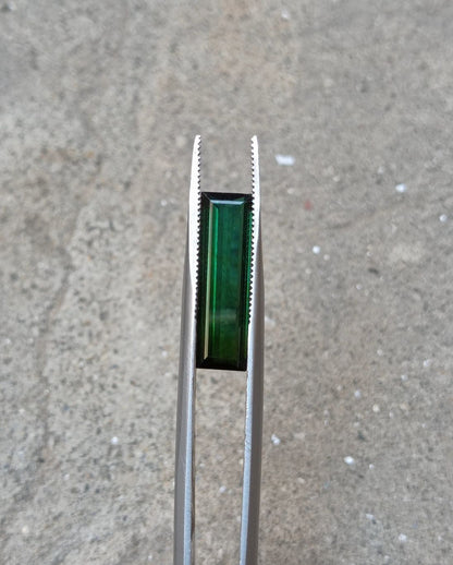 4.7ct Natural Dark Green Tourmaline Gemstone - October Birthstone
