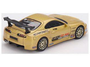 Toyota Supra (A80) Top Secret GT-300 Gold 1:64 Scale MINI GT Diecast Model