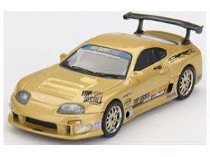 Toyota Supra (A80) Top Secret GT-300 Gold 1:64 Scale MINI GT Diecast Model