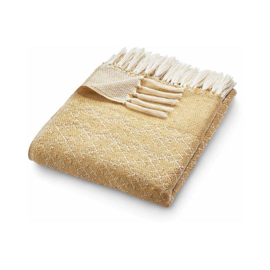 Trellis Design Woven Throw
