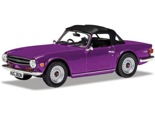 Triumph TR6 Magenta 1:43 Scale Corgi Vanguards Diecast Model