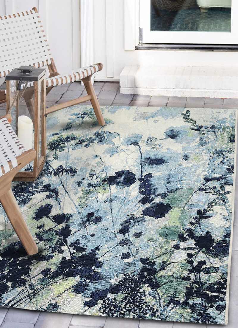 Tropicana Watercolour Meadow Rug – Indoor/Outdoor Rug